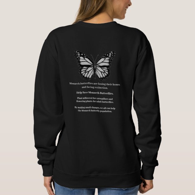Svettskjorta med marinfjäder t shirt (Baksida)