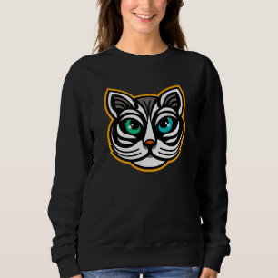 Svettskjorta med udda ögon t shirt