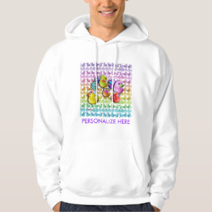 Svettskjortor - Rubber Ducky popkonst för Hoodies Tröja Med Luva