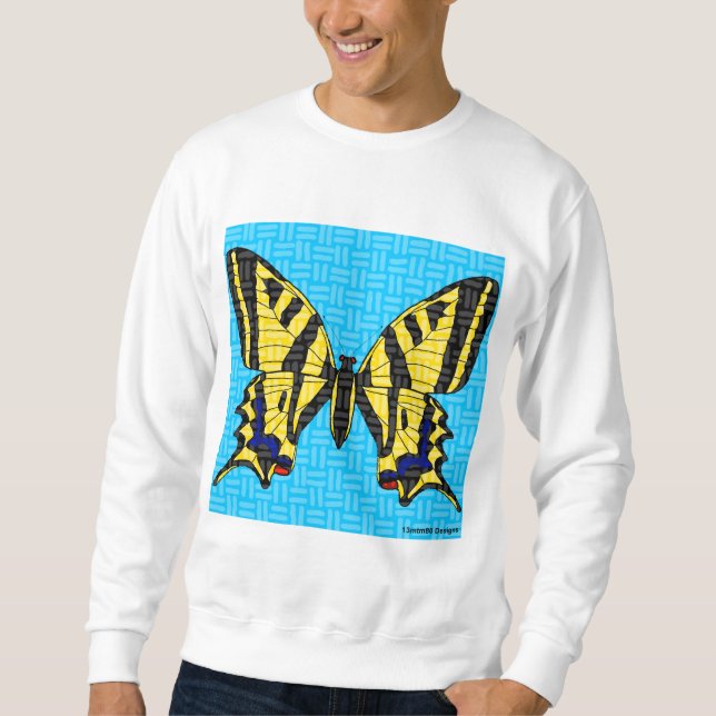 Svettsvans (vit) - Manar, sötskjorta Lång Ärmad Tröja (Framsida)