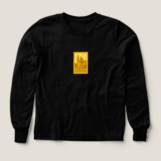 Svetttröja LONDON T Shirt (Design framsida)