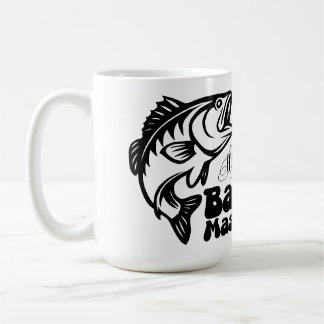 SVG Anpassad Bass Mästare fiske Kaffemugg