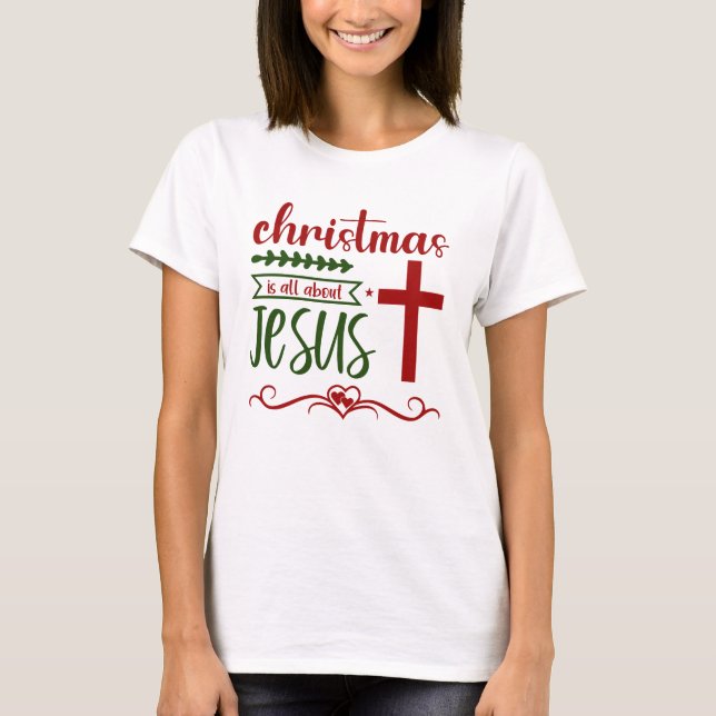 Svg Christmas design T Shirt (Framsida)