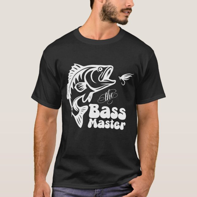 SVG Custom Bass Master fishing T Shirt (Framsida)