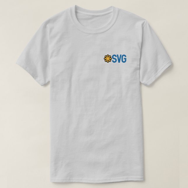 SVG-logotyp T Shirt (Design framsida)