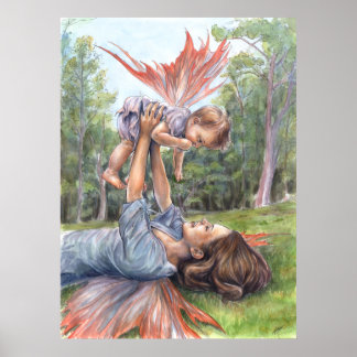 Svidande av hennes Vingar Poster