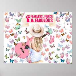 SVIFT-INSPIRED FEARLESS, FIERCE & FABULOUS POSTER