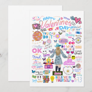 SVIFT-INSPIRED VALENTINS DAGKORT INBJUDNINGAR