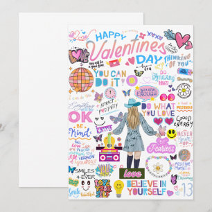 SVIFT-INSPIRED VALENTINS DAGKORT INBJUDNINGAR