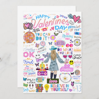 SVIFT-INSPIRED VALENTINS DAGKORT INBJUDNINGAR