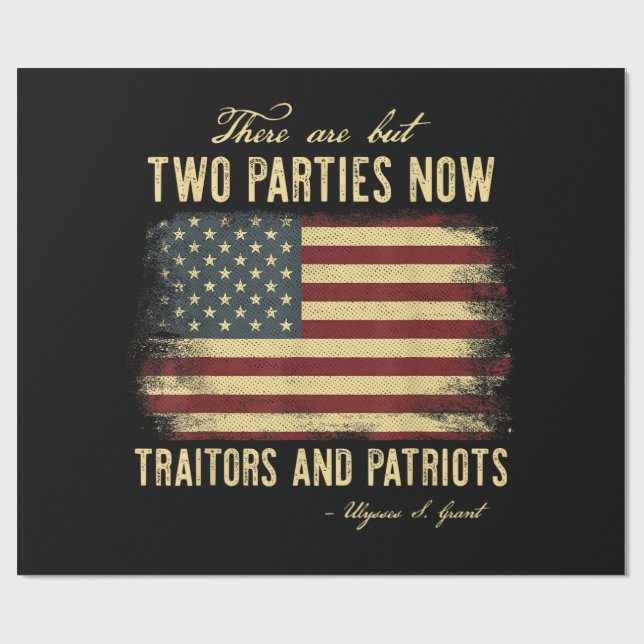Svikare och patrioter  presentpapper (Platt)