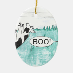 Svimningget Halloween Julgransprydnad Keramik