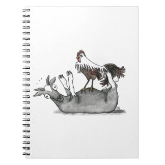 Svimningget och höna anteckningsbok