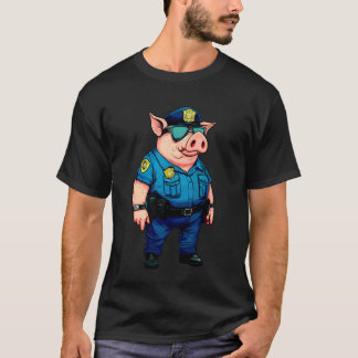 Svin Polisman Svin T Shirt