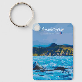 Svínafellsjökull, Iceland - Glacier View Classic Nyckelring