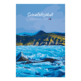 Svínafellsjökull, Iceland - Glacier View Fototryck
