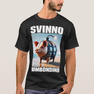 Svinino Bombondino Gris Kaos Meme T Shirt