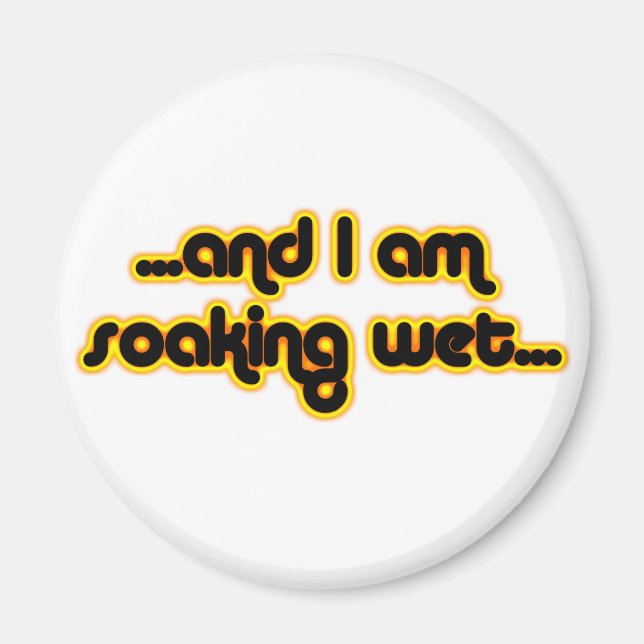 Svinklad Blöt Magnet (Framsidan)