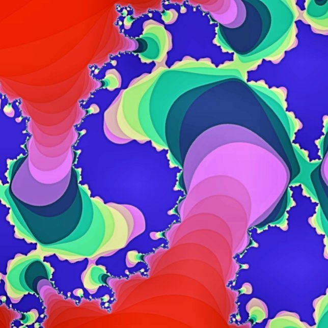 SVINLERINGSSJÖN VATTEN PRESENTPAPPER (A pretty spiral circles fractal design from swirling river water.)