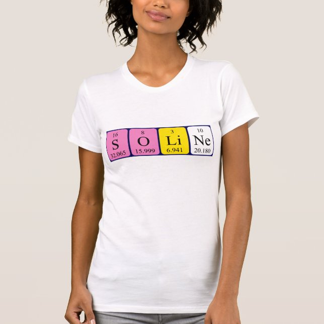Svinnotröja bord namn tee shirt (Framsida)