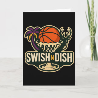 Svisch N Dish Show Skelett Hoops Glass Ström Kort