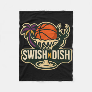 Svisch N Dish Show Skelett Hoops Glassis Fleecefilt