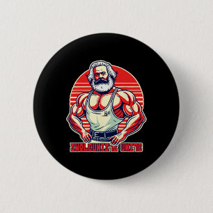 Svleunists Unite Funny Communist Gym BodyBuilder Knapp