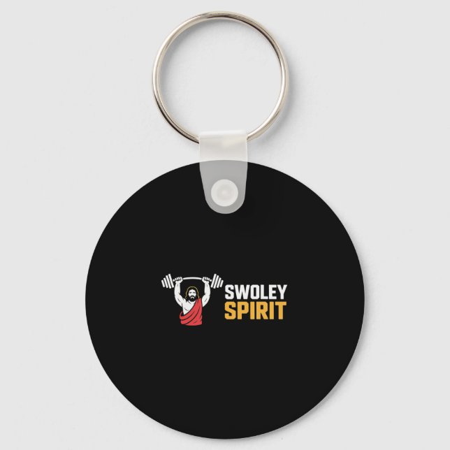 Svley Spirit Bodybuilding Workout Faith — Nyckelring (Framsida)