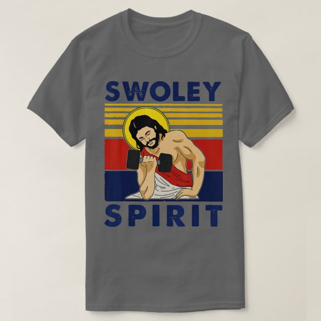 Svley Spirit WEIGH LIFING Jesus Svley Spirit T Shirt (Design framsida)