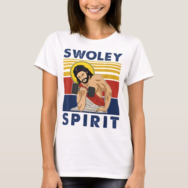 Svley Spirit WEIGHT HISTAR Jesus Svley Spirit T Shirt (Framsida)