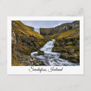 Svodufoss, Island souvenir-kort Vykort