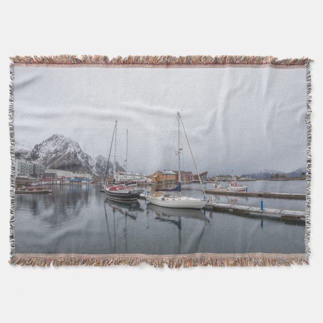 Svolvaer Lofoten-öarna Filt (Framsidan)
