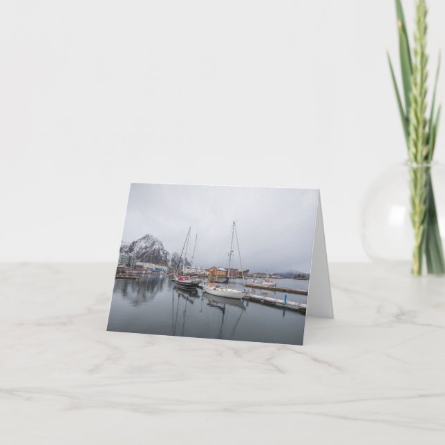 Svolvaer Lofoten-öarna Kort (Framsida)