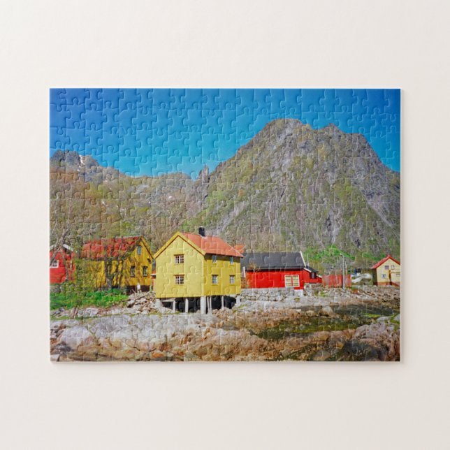 Svolvaer, Norge 252-pc Pussel (Horisontell)