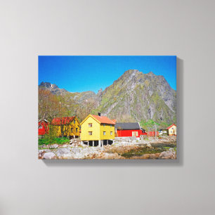 Svolvaer, Norge Canvastryck