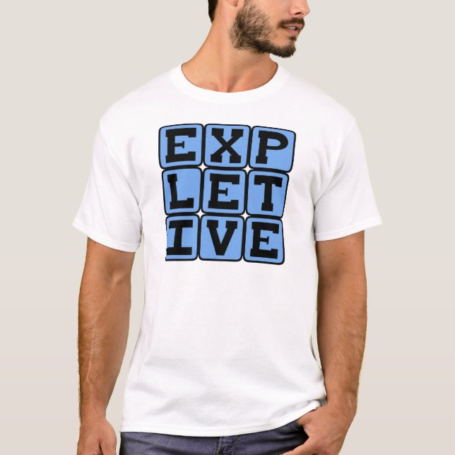 Svordom, grovt språk tee shirt (Framsida)