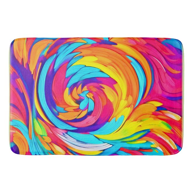 Svordteckning med kraftig Abstrakt Badrumsmatta (Framsidan)