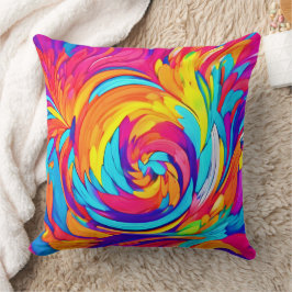 Svordteckning med kraftig Abstrakt Kudde