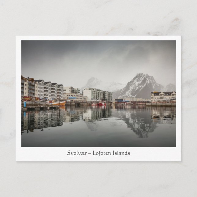 Svovaer Lofoten Norge Vykort (Framsida)