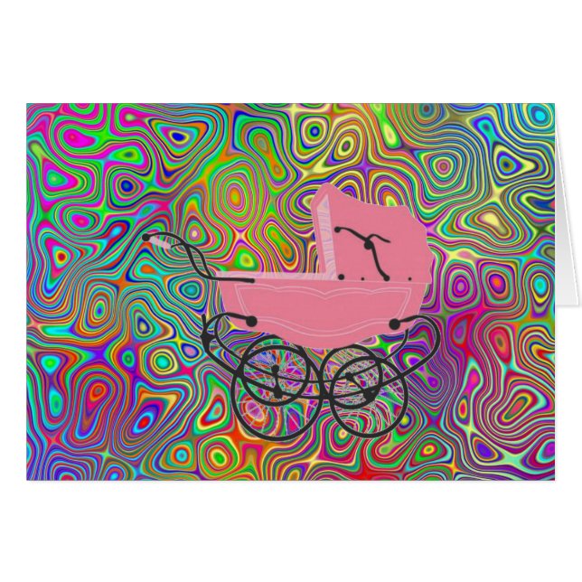 Svullna Färgader Hälsningskort (Framsidan Horizontal)