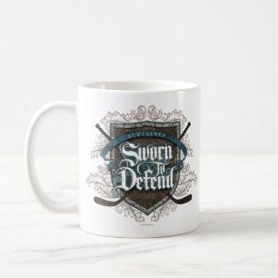 Svurit för att försvara (hockeydefensemanen) kaffemugg