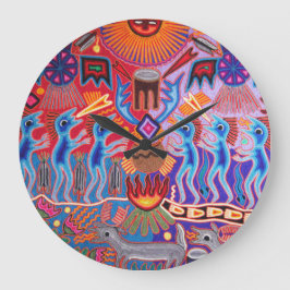 SW Huichol Peyote Ritual Ceremoni Väggur