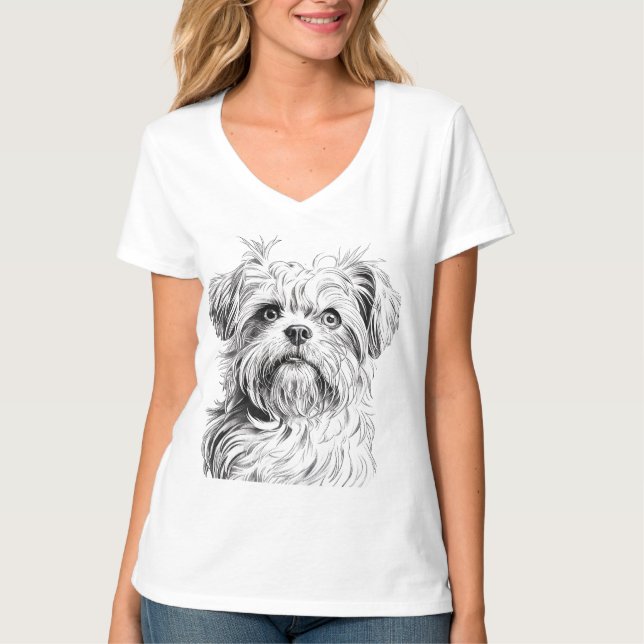 SW Hund T Shirt (Framsida)
