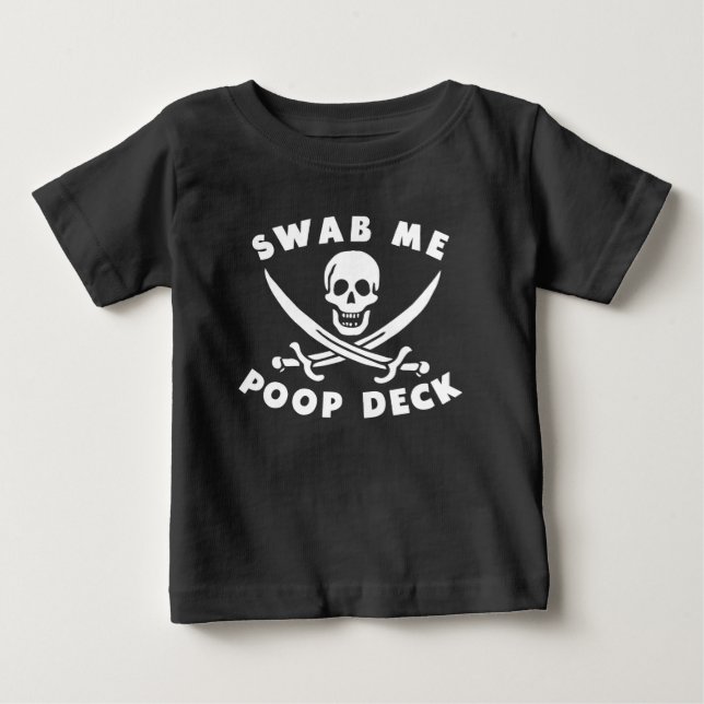 Swab Me Poop Deck T-shirt (Framsida)