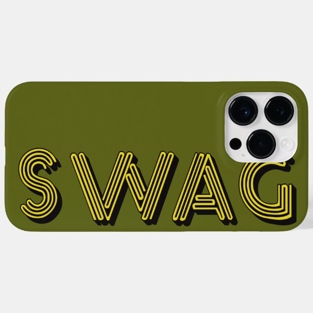 SWAG ANPASSNINGSBAR IPHONE CASE (Baksida (horisontell))