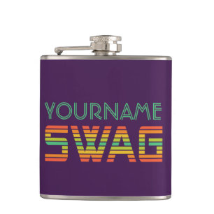 SWAG-anpassningsbarnas monogramkolv Fickplunta