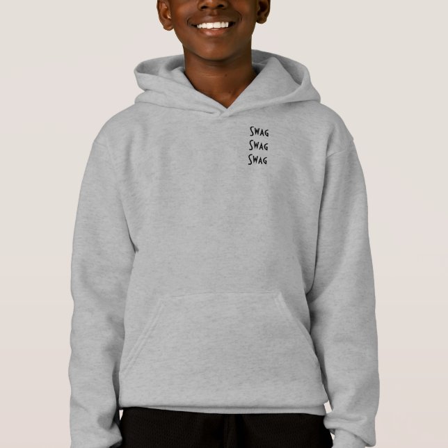 SWAG Boys Zip Hoodie Jacka Tee (Framsida)