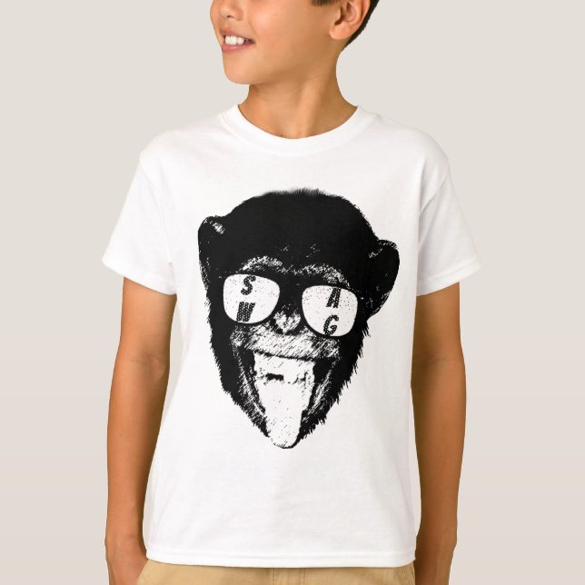 Swag Chimp T-Shirt (Framsida)