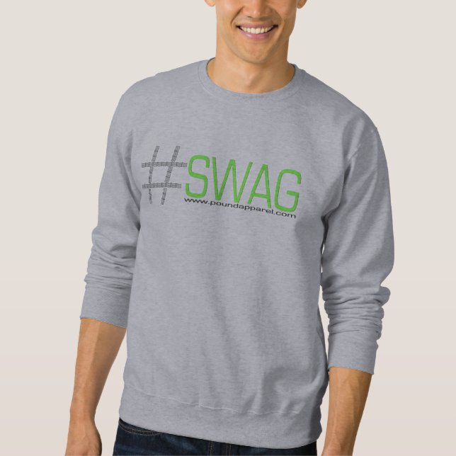 #SWAG (Crewneck tröja) Sweatshirt (Framsida)