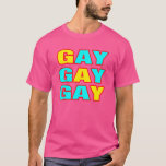Swag Gay stil. Var stolt. T-shirt<br><div class="desc">Det här är en gay pride-skjorta på svag-vägen. Den ljusa vägen är högernas väg.</div>
